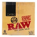 RAW CLASSIC CONE 1 1/4 32 PER BOX 6 PK