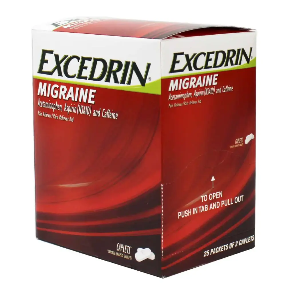 EXCEDRIN MIGRAINE DISPENSER 25 X 2'S