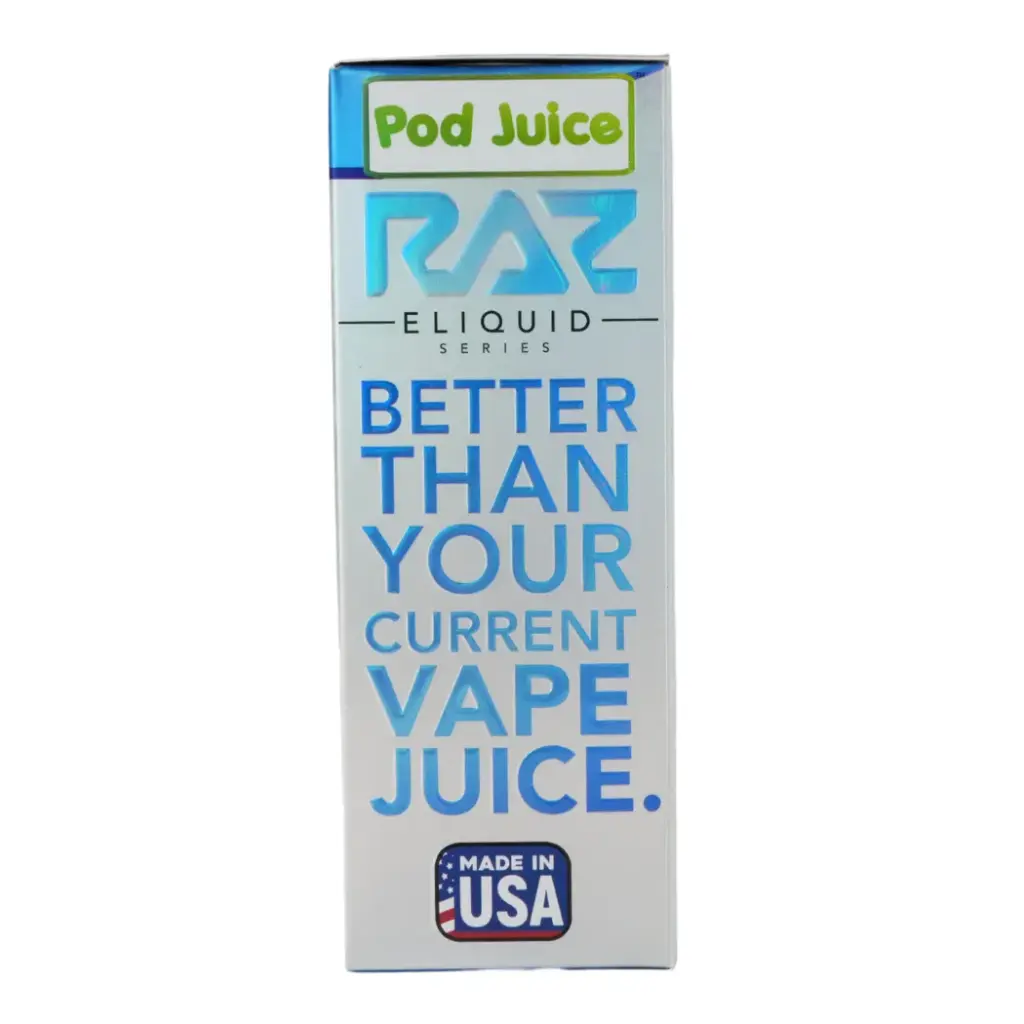 POD JUICE X RAZ TOBACCO FREE NICOTINE E-JUICE 100ML STRENGTH: 3 MG