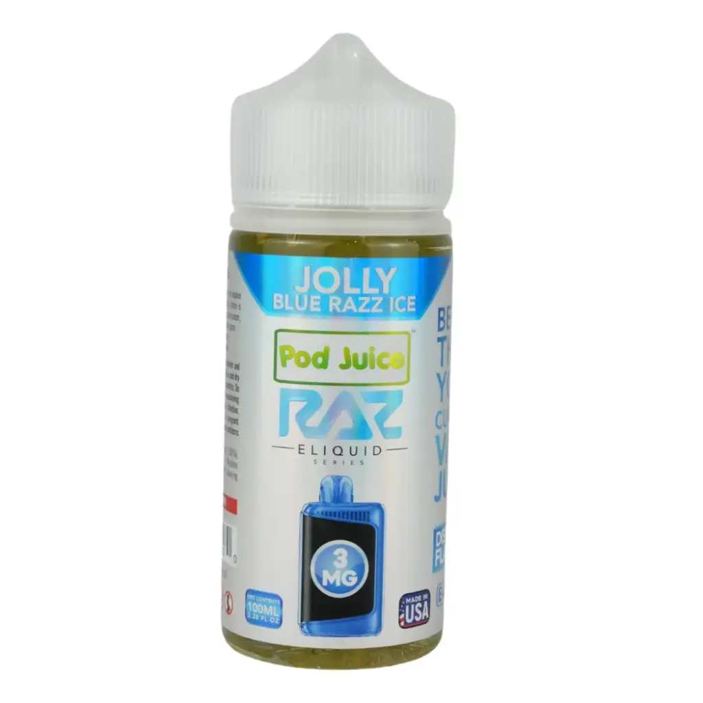 POD JUICE X RAZ TOBACCO FREE NICOTINE E-JUICE 100ML STRENGTH: 3 MG