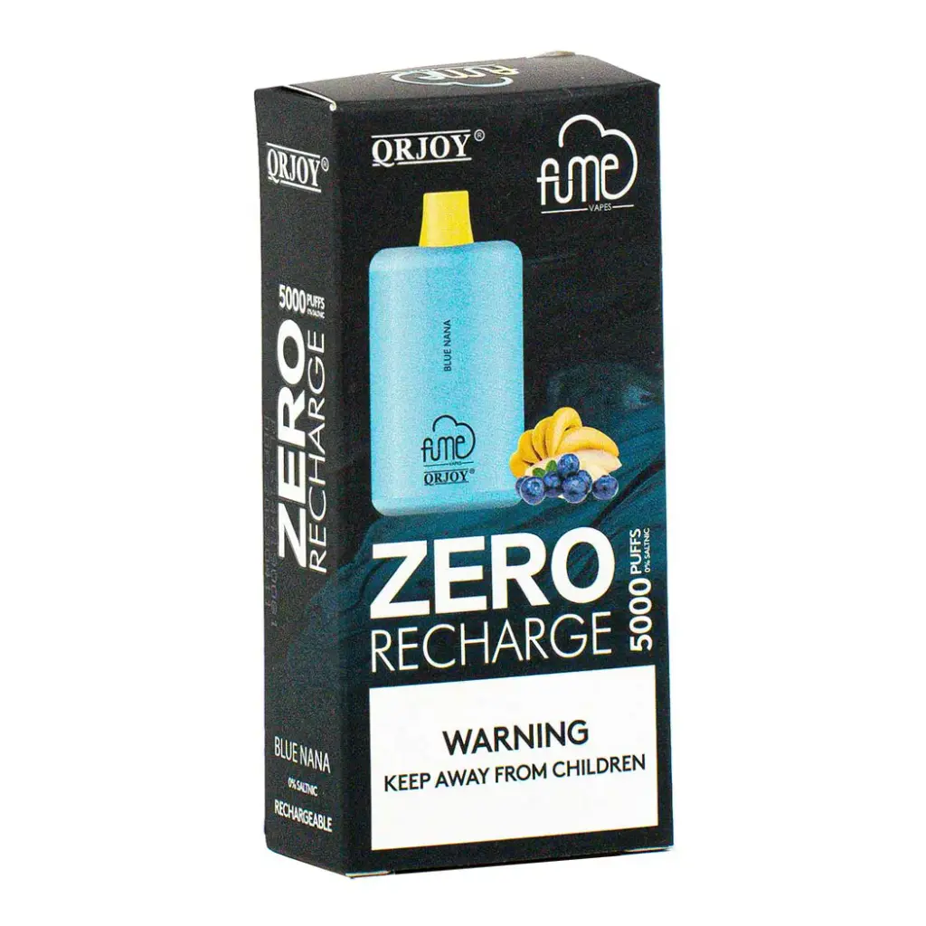 FUME 10PK RECHARGE 0% BLUE NANA DISPOSABLE (5000)