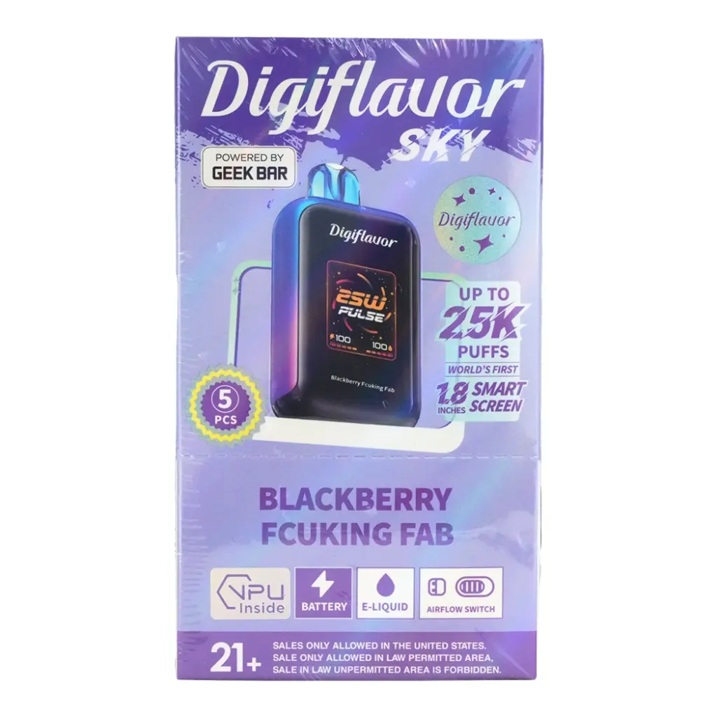 DIGI FLAVOR SKY 5% 1X5PK DISPOSABLE(25000)