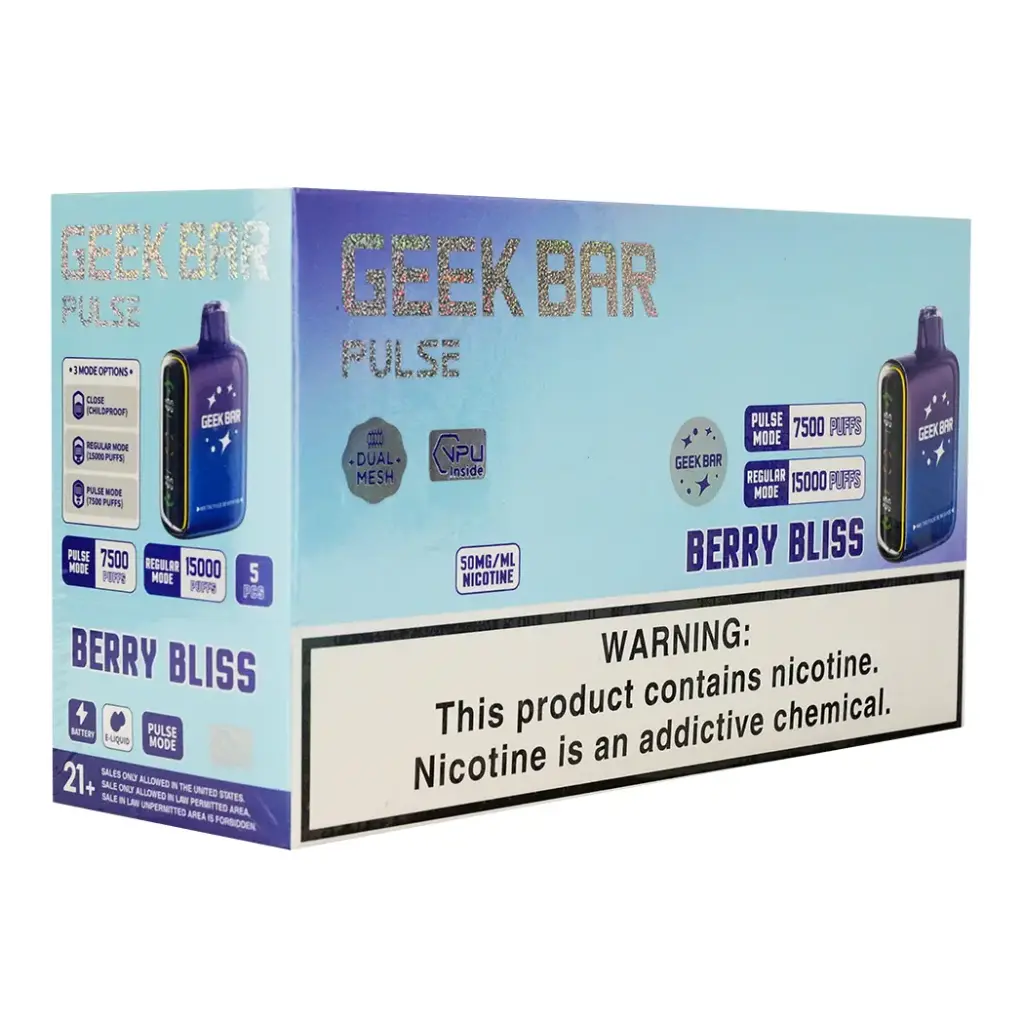 GEEK BAR PULSE 5% 1X5PK DISPOSABLE