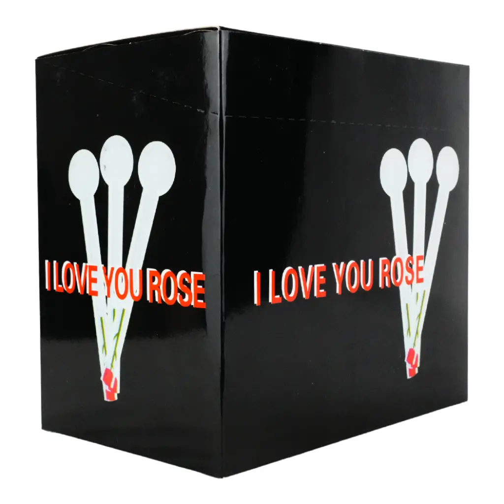 LOVE ROSE 6INCH 24CT BLACK BOX