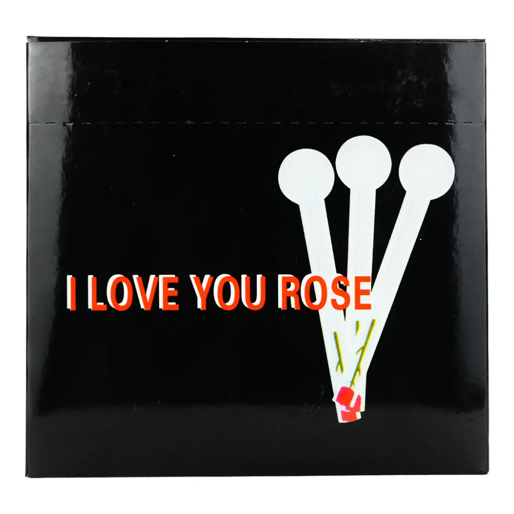 LOVE ROSE 6INCH 24CT BLACK BOX