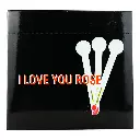 LOVE ROSE 6INCH 24CT BLACK BOX