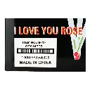 LOVE ROSE 6INCH 24CT BLACK BOX