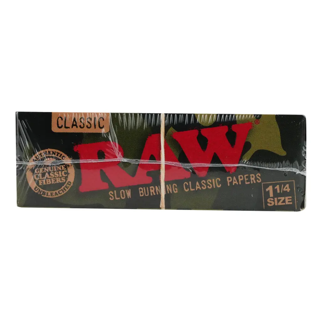 RAW CAMO 1 1/4 24 PER BOX