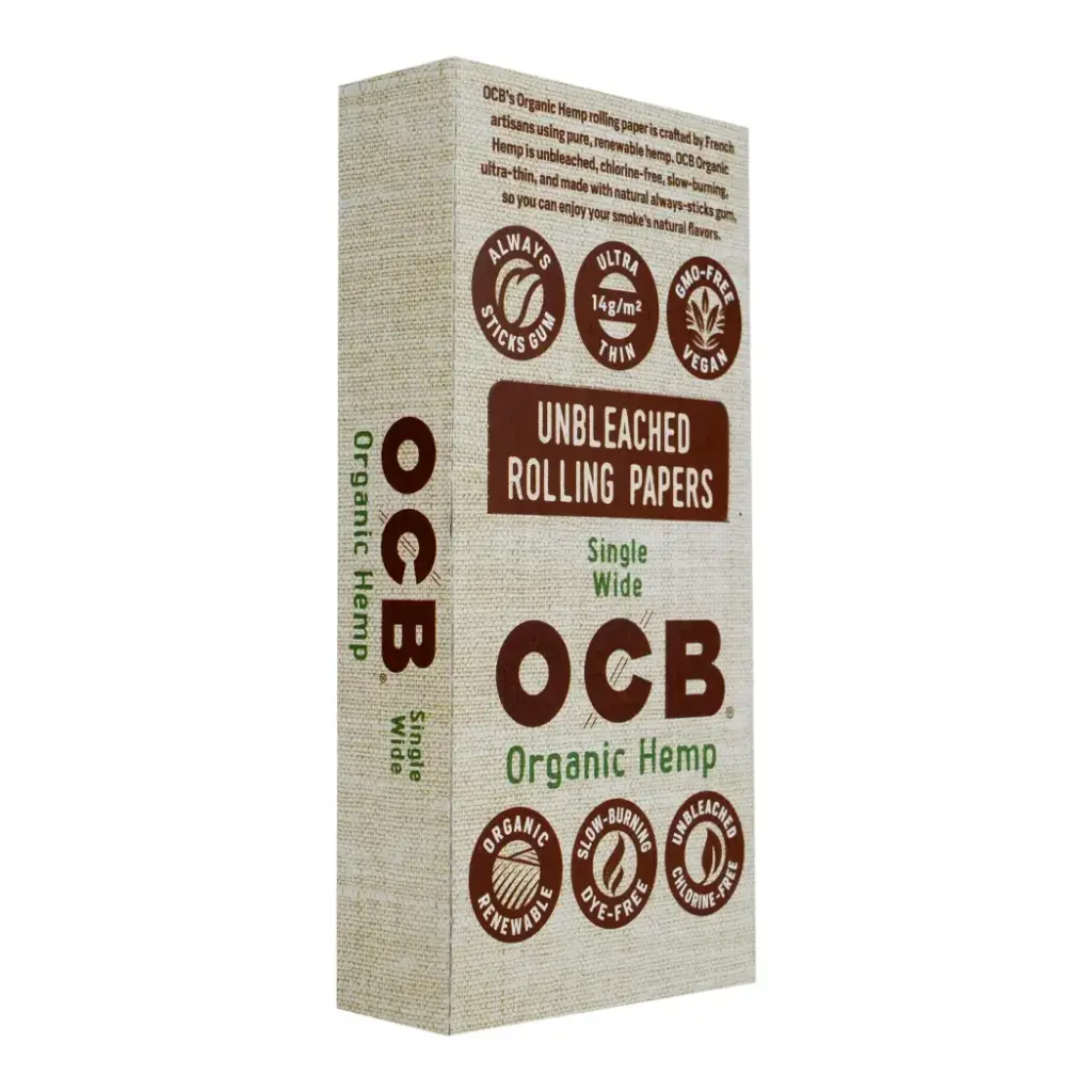 OCB ORGANIC SINGLE WIDE 24 PACKS