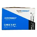 CLVR CONNECT TYPE C TO LIGHTNING CABLE 3.3FT 6CT