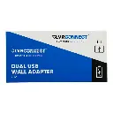 CLVR CONNECT DUAL PORT WALL ADAPTER 4CT