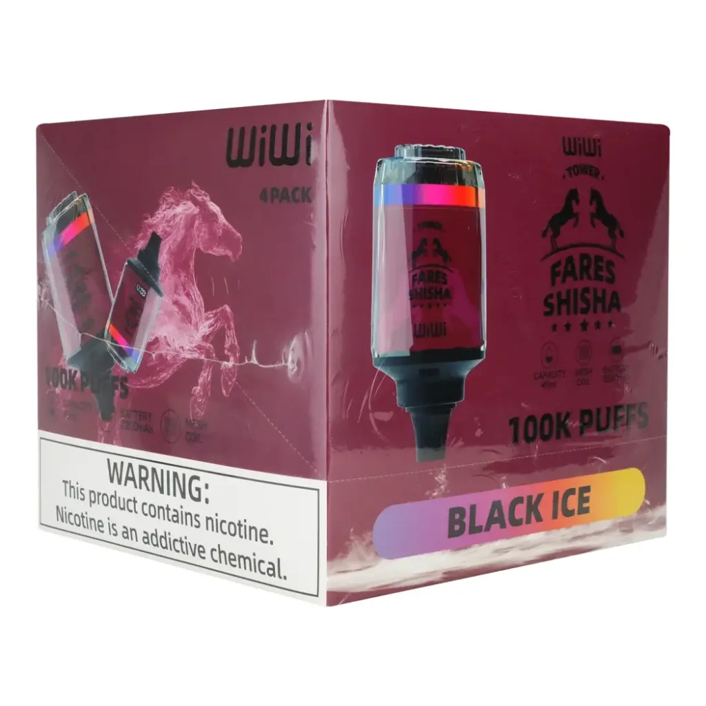 WIWI 4PK HOOKA TOWER 100K PUFFS