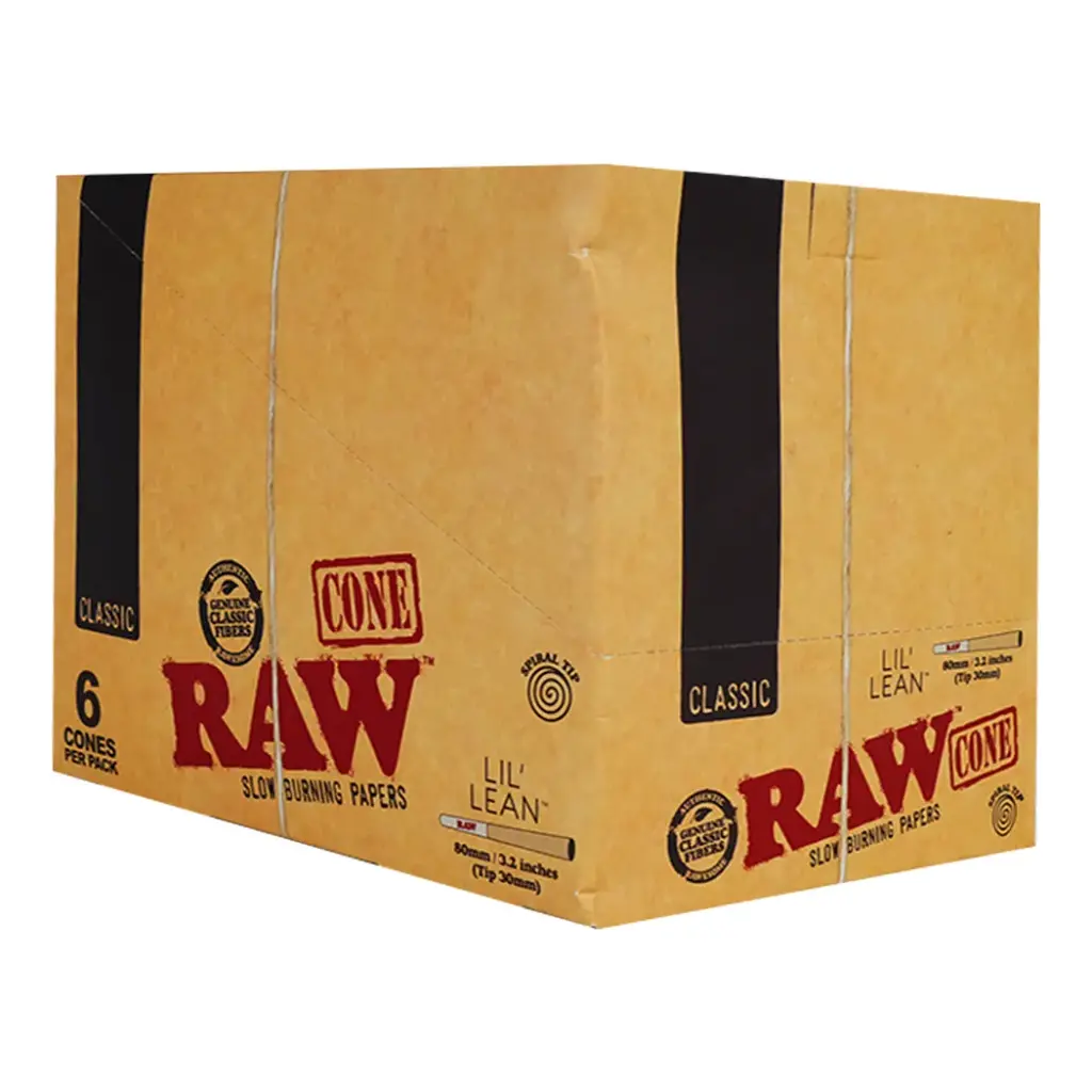 RAW CLASSIC CONE LIL' LEAN 24 PACKS PER BOX