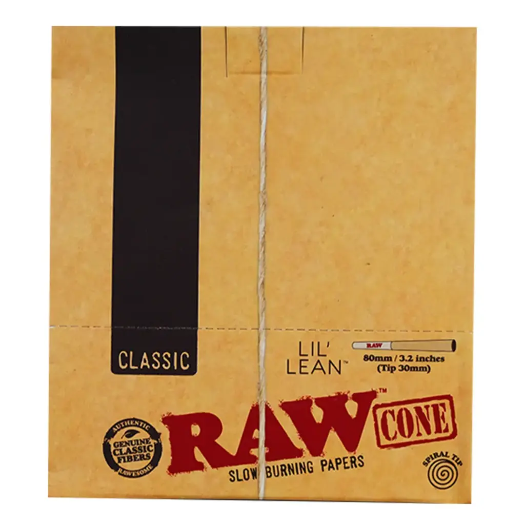 RAW CLASSIC CONE LIL' LEAN 24 PACKS PER BOX