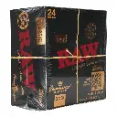 RAW BLACK CLASSIC CONNOISSEUR KS SLIM + TIPS 24 PER BOX