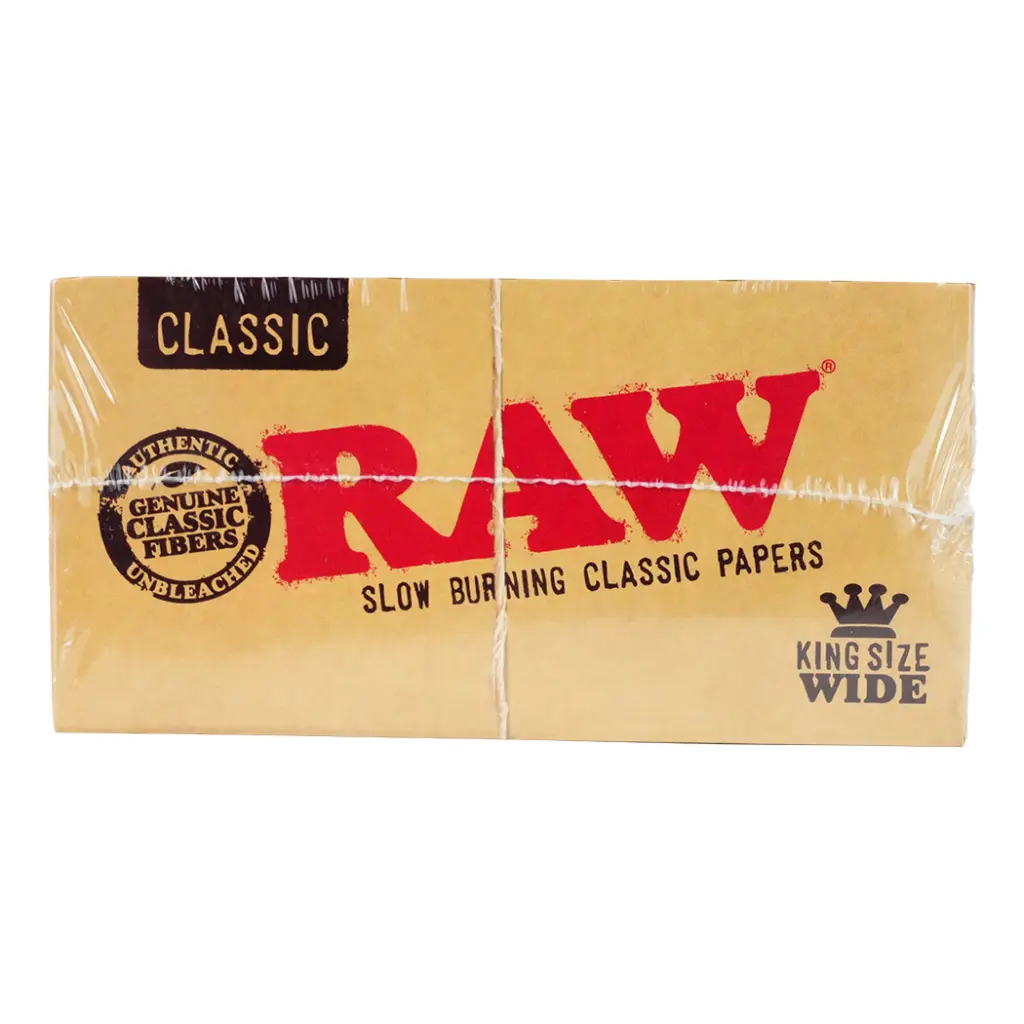 RAW CLASSIC KING SIZE WIDE 50 PER BOX