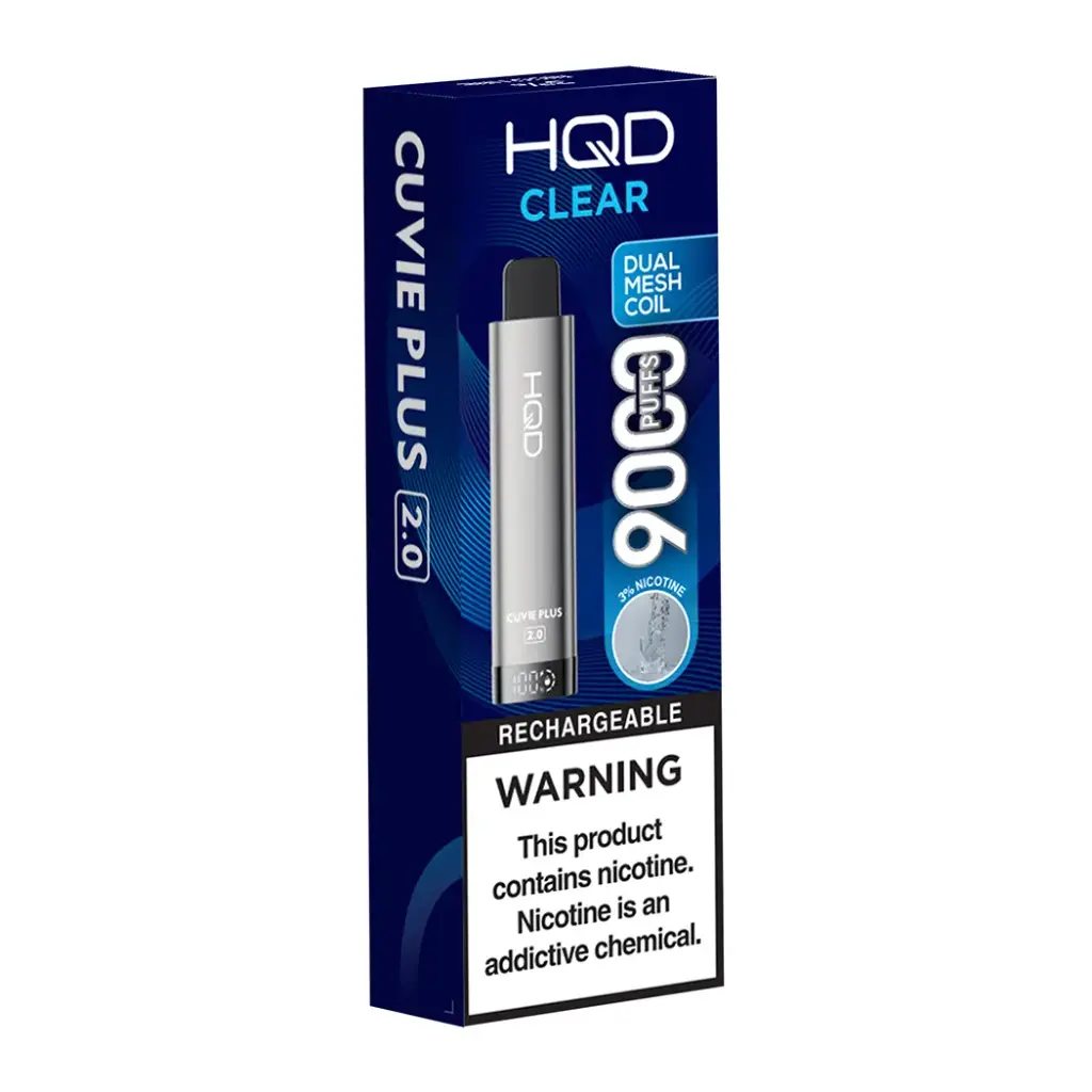 HQD PLUS 2.0 3% CLEAR 1X5PK DISPOSABLE (9000)