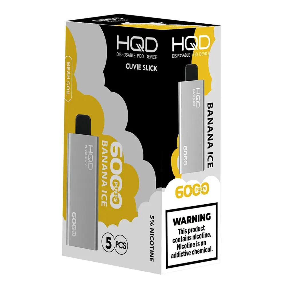 HQD SLICK 5% 1X5PK DISPOSABLE (6000)