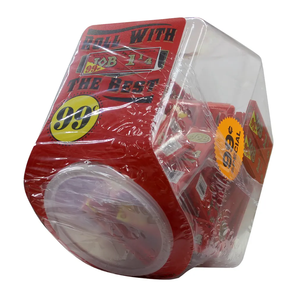 JOB 1 1/4 100CT PLASTIC CONTAINER $0.99 PRE-PRICED