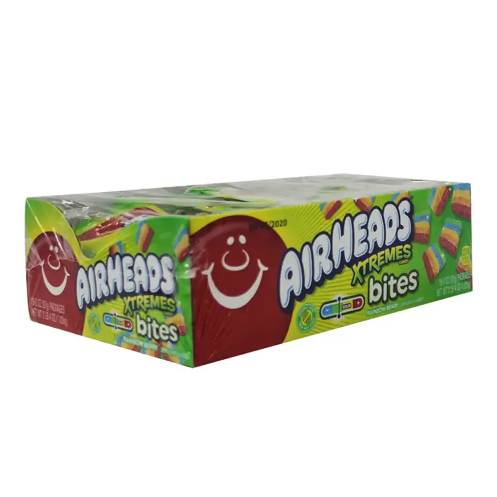 AIRHEADS XTREMES 18-2OZ BITE RAINBOW BERRY