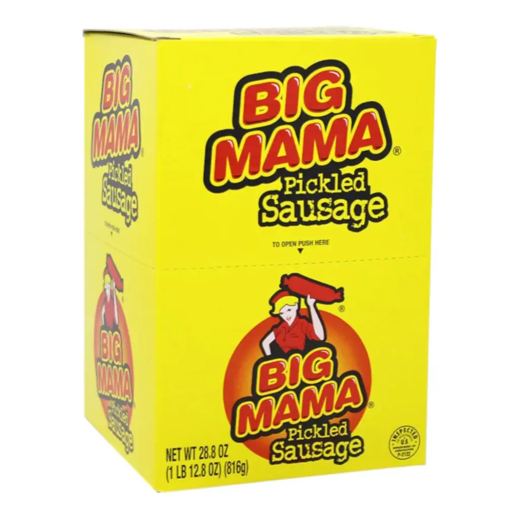 BIG MAMA 12-2.4OZ PICKLED SAUSAGE