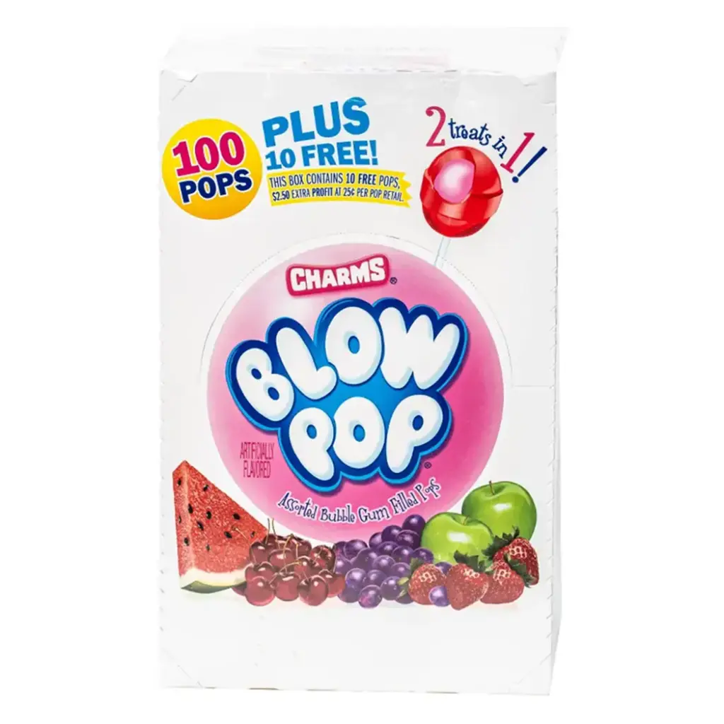 CHARMS BLOW POP 100+10 CT