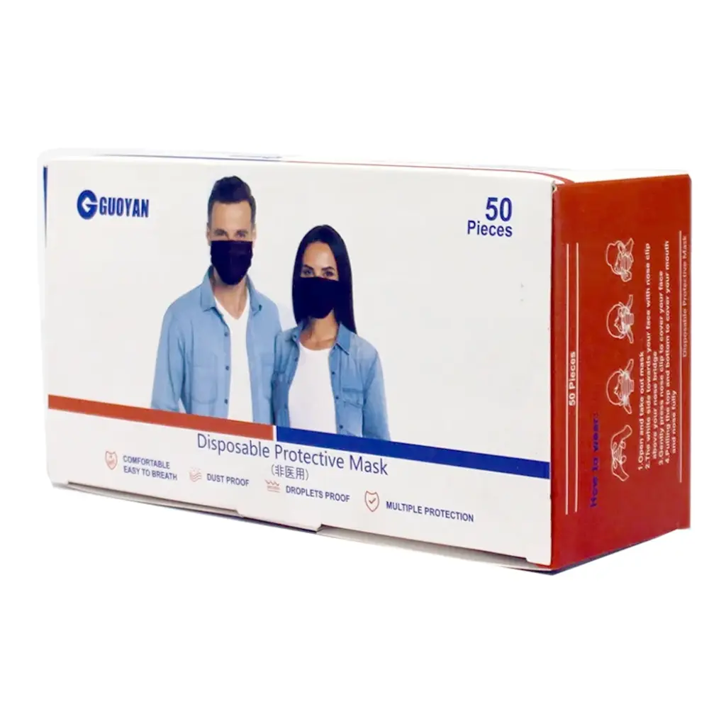 DISPOSABLE PROTECTIVE MASK 50CT