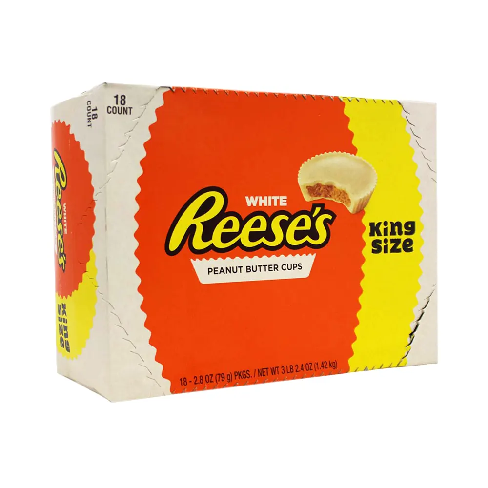 REESE'S 18-2.8OZ WHITE KING SIZE