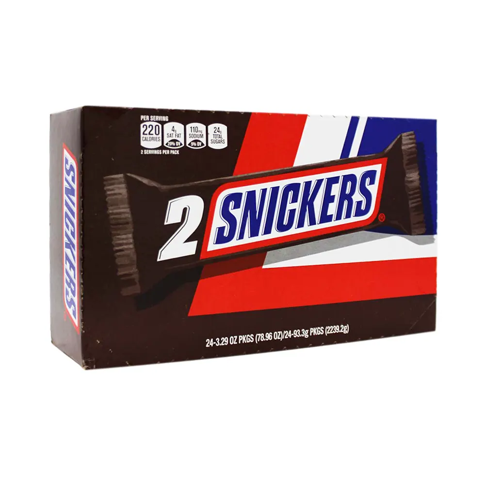 SNICKERS 24-3.29 OZ REGULAR 2 TO GO