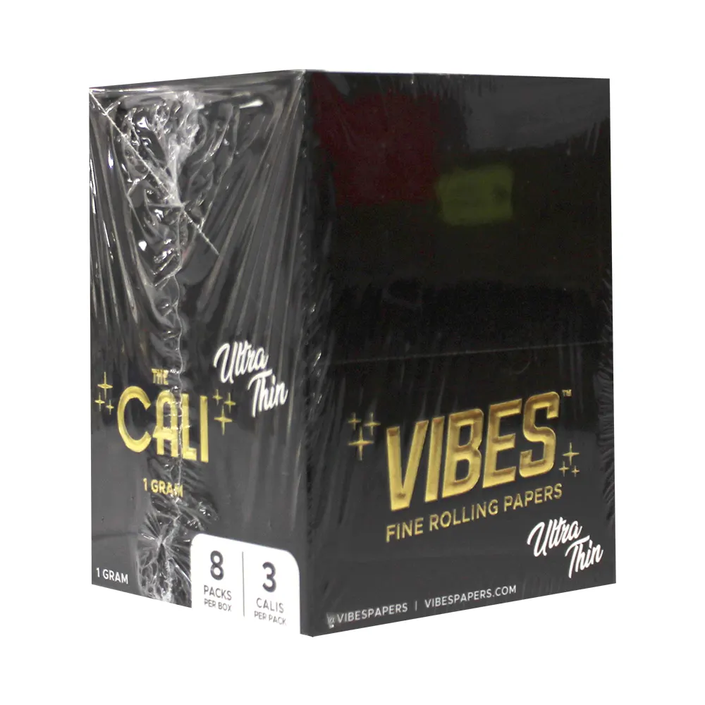 VIBES BLACK CALI 1GM 8 PACKS PER BOX