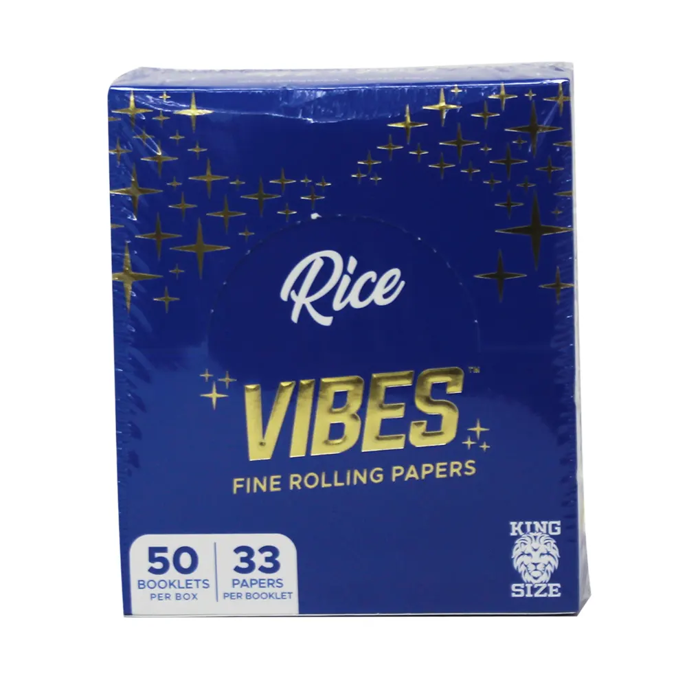 VIBES BLUE KING SIZE 50 BOOKLETS PER BOX