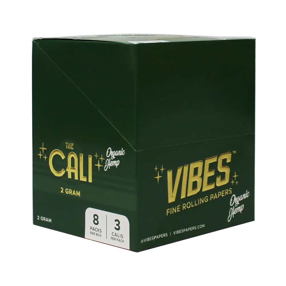 VIBES GREEN CALI 2GM 8 PACKS PER BOX