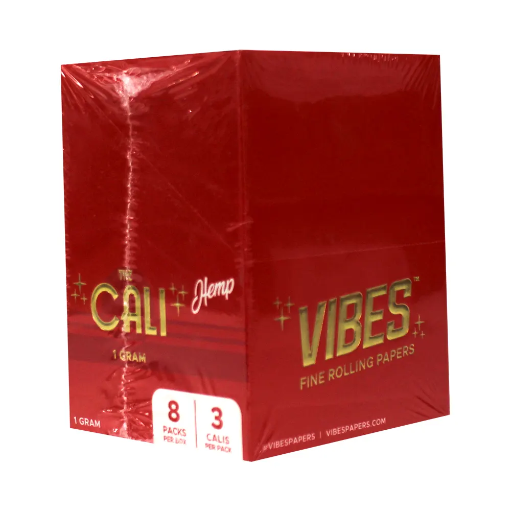 VIBES RED CALI 1GM 8 PACKS PER BOX