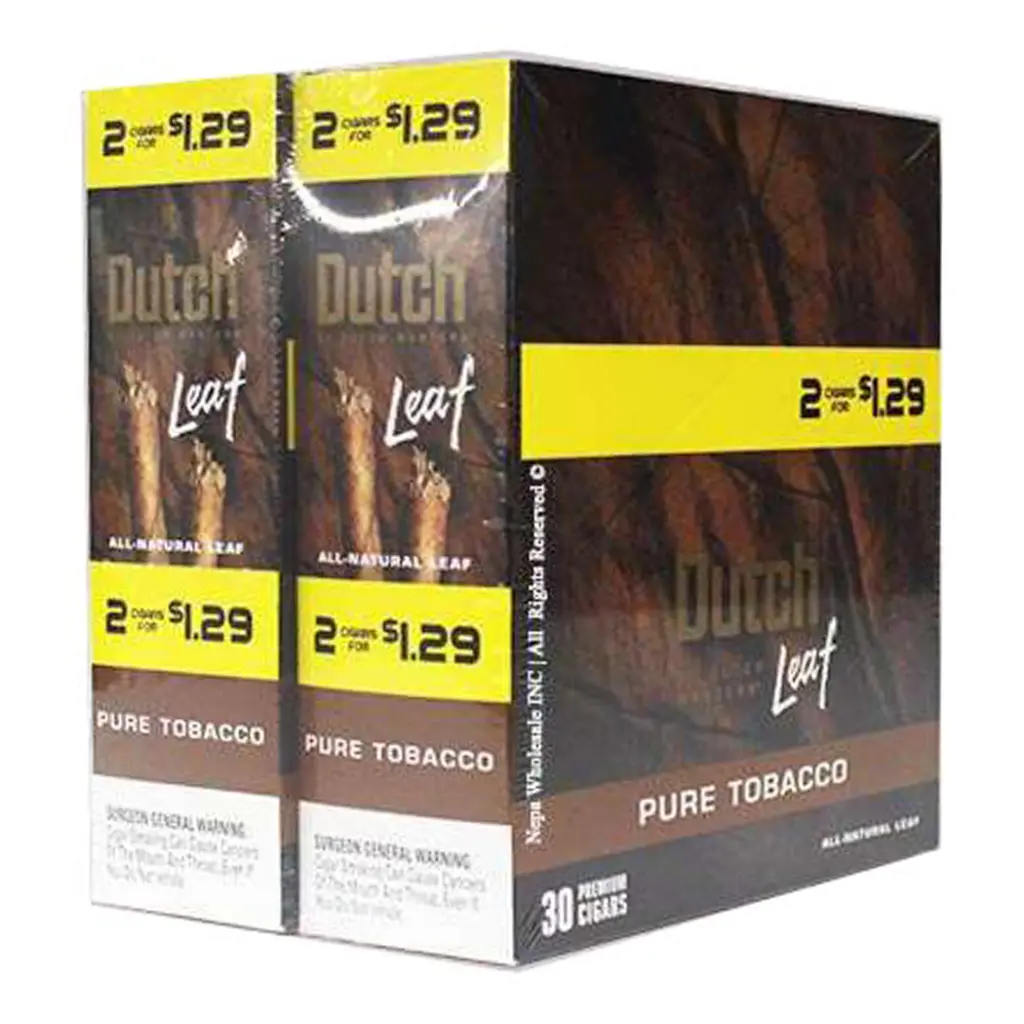 DUTCH LEAF PURE 2PK60 $1.29