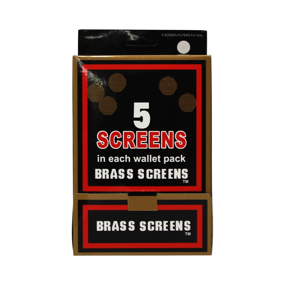 PIPE SCREEN 100CT BRASS