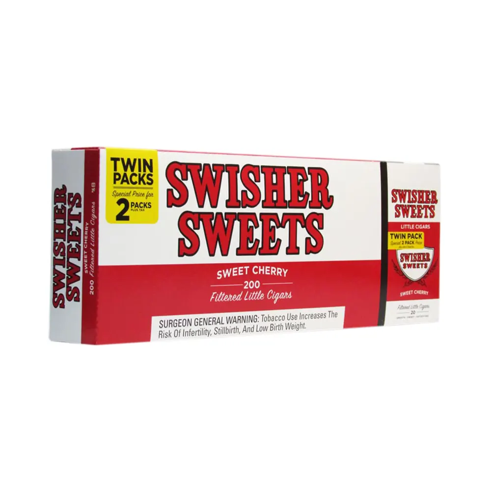 SWISHER SWEET TWIN PACK LITTLE CIGARS 100S-200CT