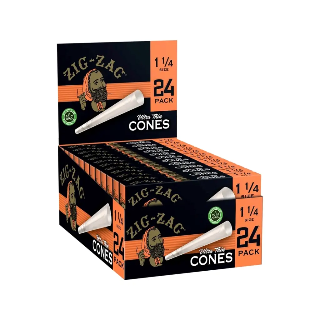 ZIG ZAG CONES 1 1/4 12PK-24 CONES