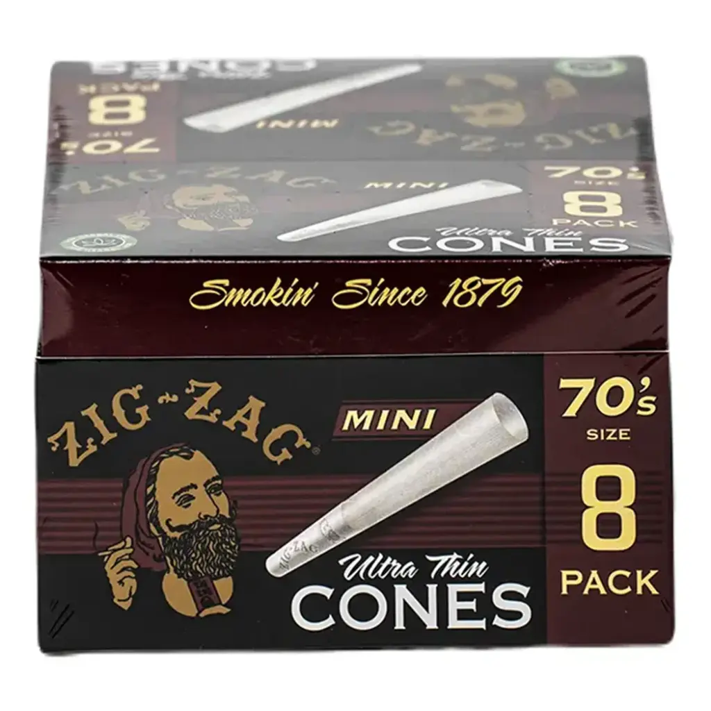 ZIG ZAG CONES 70S 18PK-8 CONES