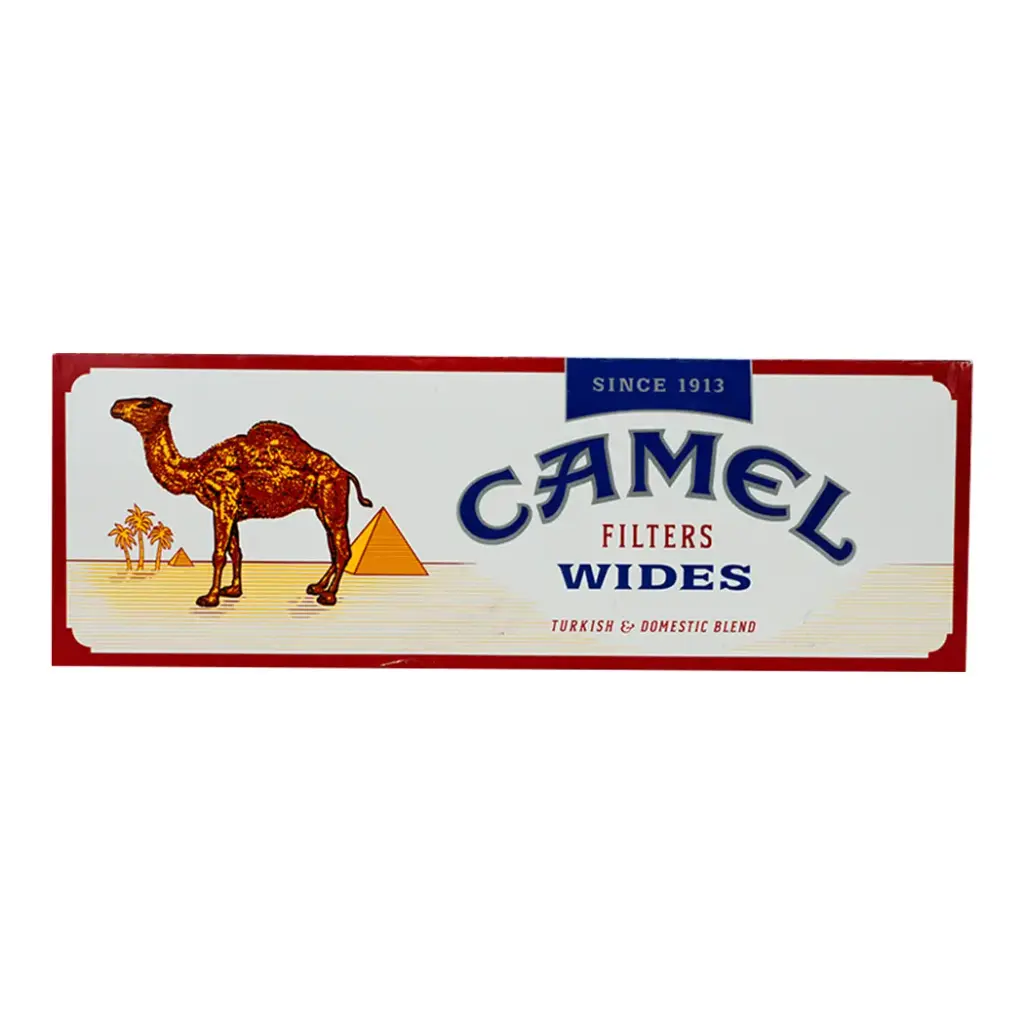 CAMEL WIDES CIGARETTE BOX