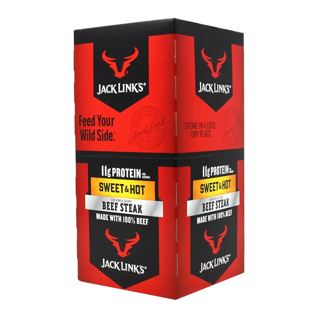 JACKLINK 12-1OZ STEAK SWEET & HOT
