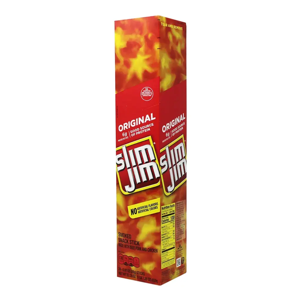 SLIM JIM 120-0.28OZ ORIGINAL