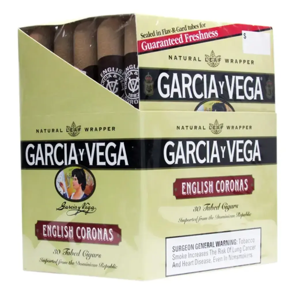 GARCIA Y VEGA 30CT UPR ENGLISH CORONA