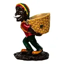 JAMAICAN LT193 POLY RESIN ASHTRAY 1CT