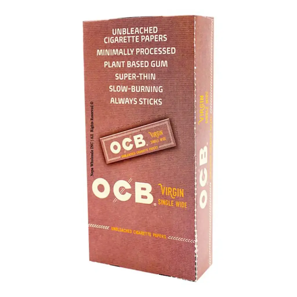 OCB VIRGIN SINGLE WIDE 24 PACKS