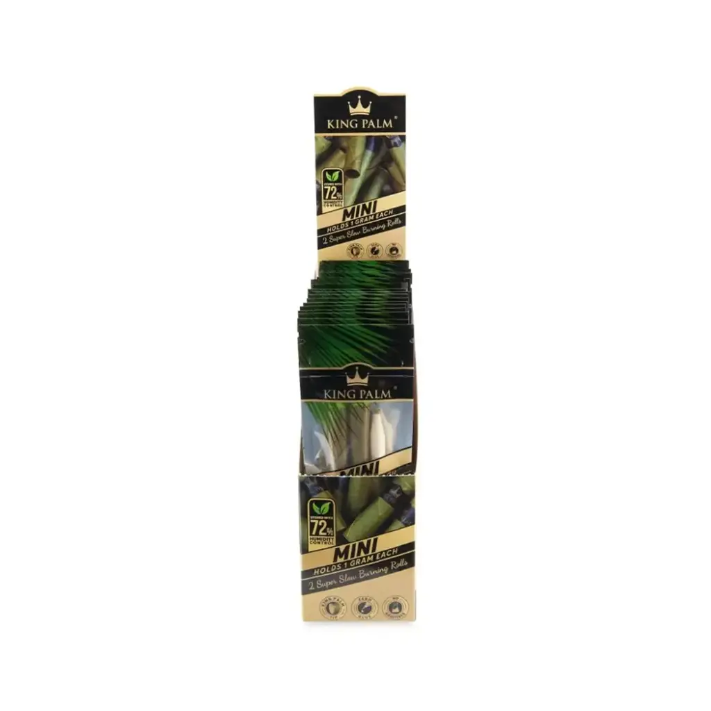 KING PALM 2 MINI ROLLS 20CT 2 FOR $1.99