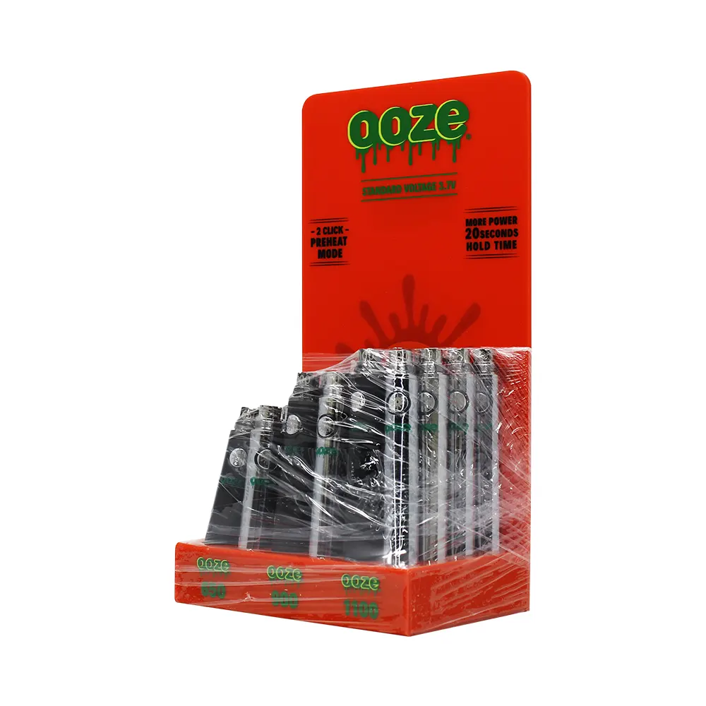 OOZE BATTERY DISPLAY 24CT (8 - 650MAH, 8 - 900MAH, 8 - 1100 MAH)