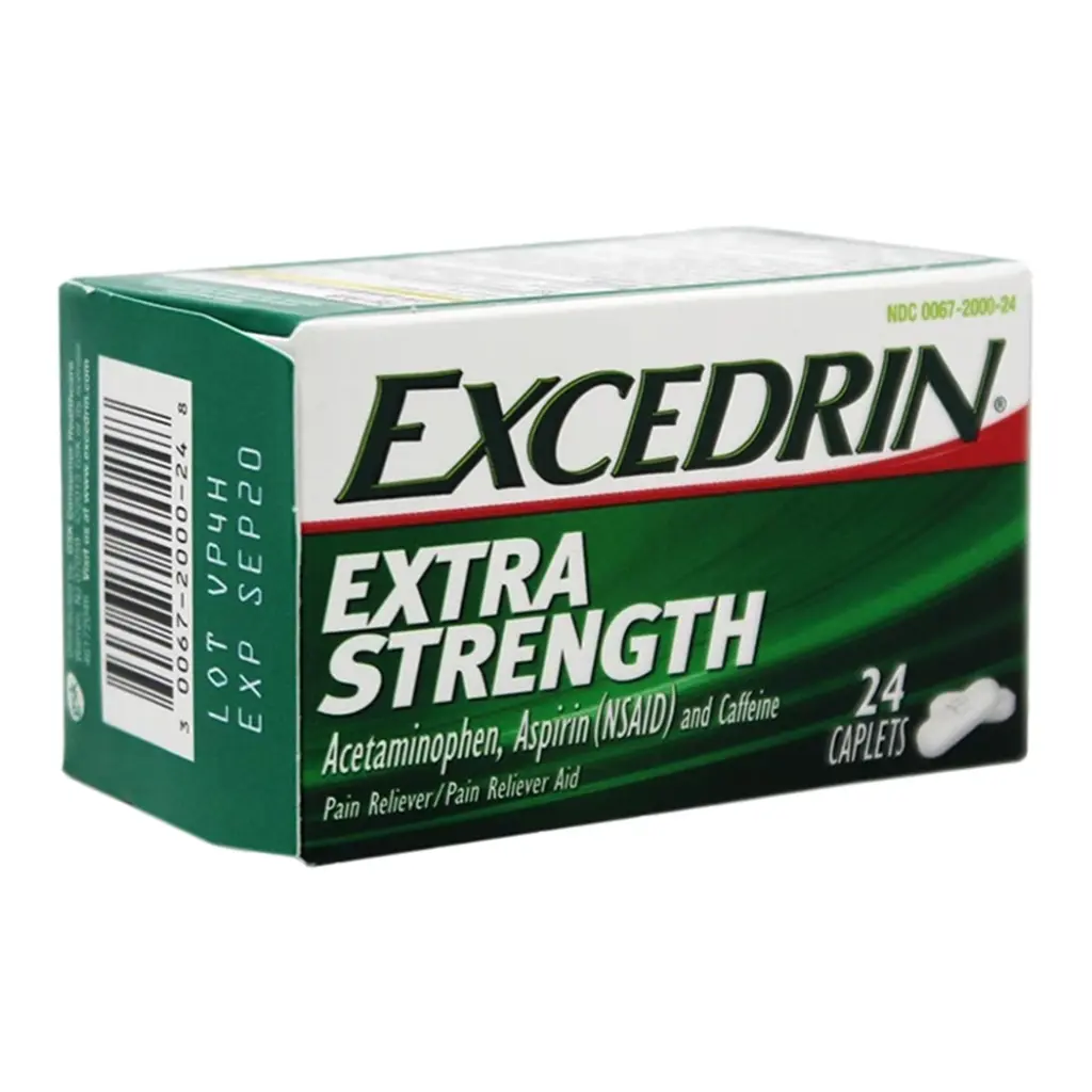 EXCEDRIN 24 CAPLETS