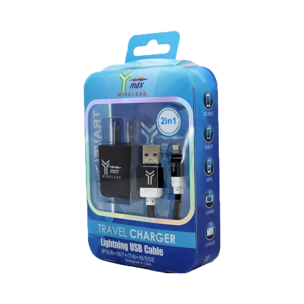 Y-MAX TRAVEL CHARGER IP6 IN BOX 1 CT