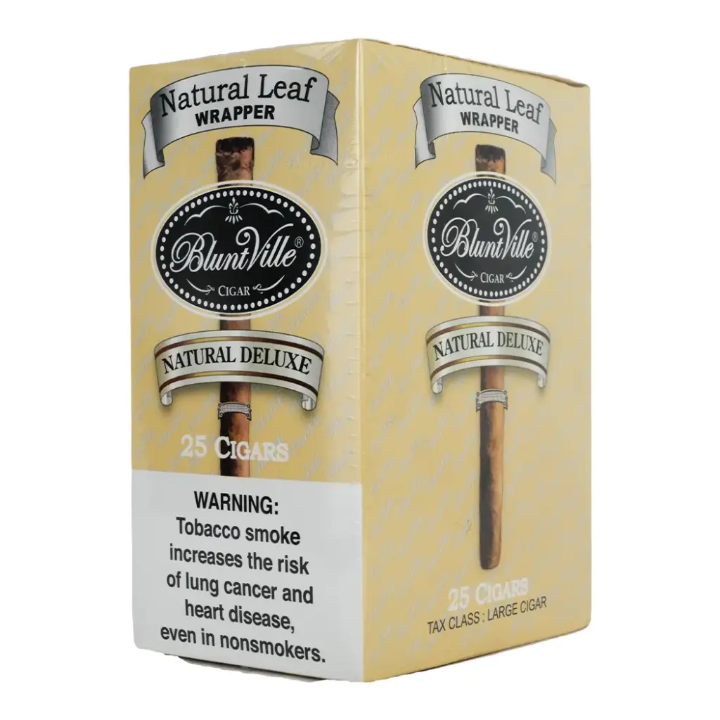 BLUNT VILLE 25 CT NATURAL DELUXE