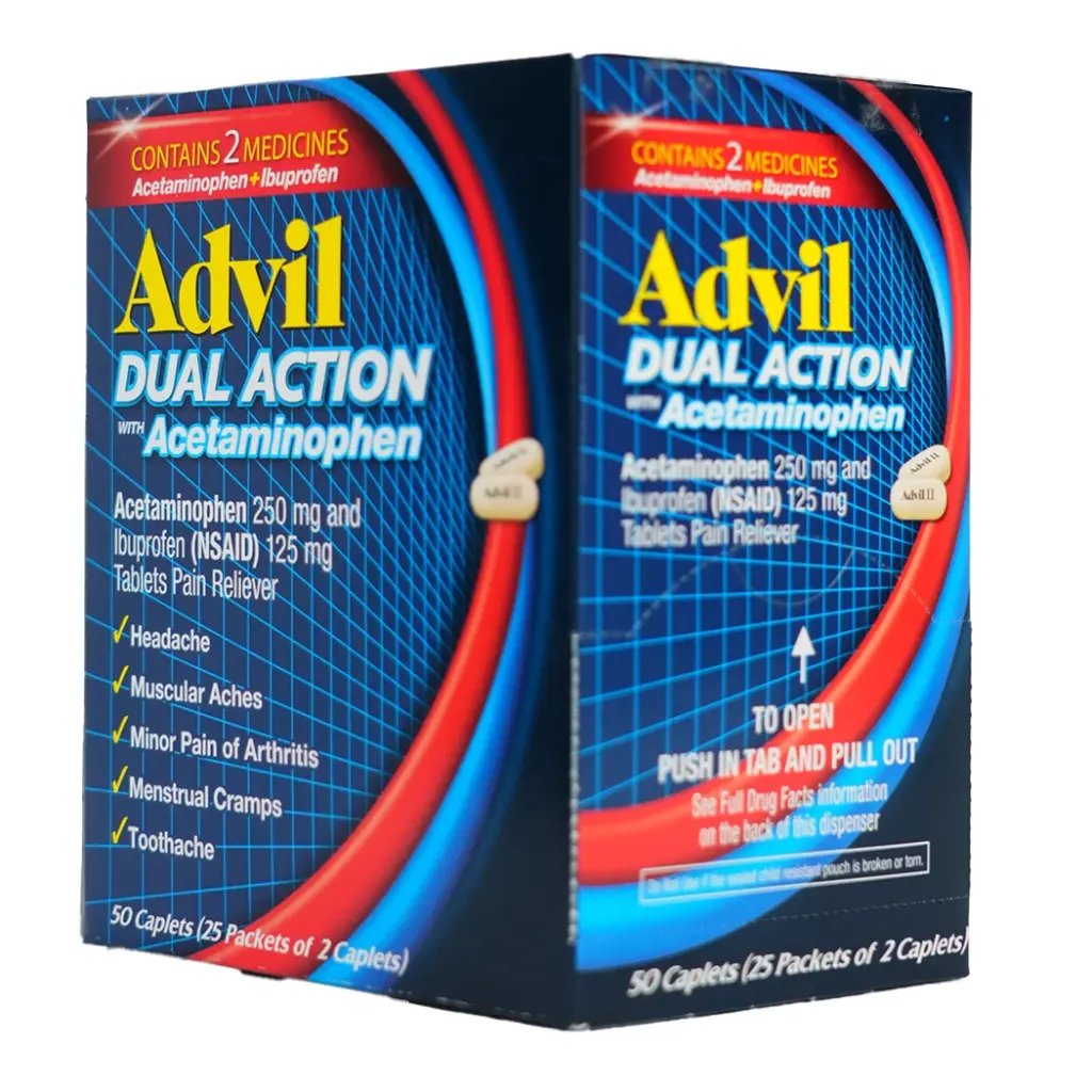 ADVIL DUAL ACTION DISPENSER 25 X 2'S